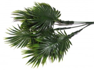 Кущ з пальмовим листям, ЗЕЛЕНИЙ, 30см
